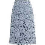 Gonne pantalone eleganti blu 3 XL taglie comode di tweed con paillettes mini per Donna Generic 
