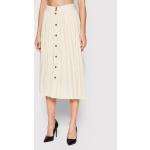 Gonne scontate beige S midi a pieghe per Donna SELECTED Selected Femme 