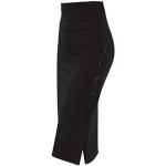 Gonne pantalone nere XL in tulle con paillettes corte per Donna Generic 