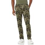 Pantaloni classici vita 40 militari verdi di cotone mimetici per Uomo 
