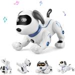 Goolsky LE Neng Toys K16A Animali Domestici elettronici Robot Dog Stunt Dog Voice Command Programmabile Touch-Sense Music Song Toy per Bambini Regalo di Natale di Compleanno