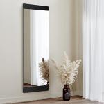 Specchi moderni neri di legno di design 