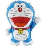 Grabo- Palloncino Super Shape Mylar Doraemon, Azzu