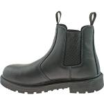 Grafters, stivaletti Chelsea Dealer, scarpe da lavoro color miele, M808N, nero (Black Leather), 43 EU