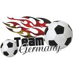 Graz Design 661016 _ 40 – Adesivo da Parete Sport Team Germany Deutschland (Dimensioni = 71 x 40 cm)