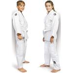 GREEN HILL JUDOGI Junior Beginner 350g/m2 Kimono Divisa Bianco Blu Judo GI JU Jitsu Unisex (170, Bianco)
