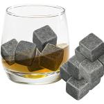 Grenhaven - Set da 9 Pietre da Whisky Stones in Pietra ollare Naturale - Cubetti refrigeranti Whiskey on The Rocks con Pratico Sacchetto in Stoffa – Grigio