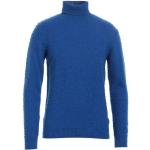 Maglie scontate blu M di lana manica lunga con collo alto per Uomo Daniele Alessandrini Grey 