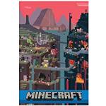 Poster multicolore di videogiochi Erik Minecraft 