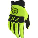 Guanti giallo fluo XXL taglie comode per l'estate da ciclismo Fox 