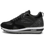 Sneakers larghezza E casual nere numero 38 con stringhe con tacco da 3 cm a 5 cm per Donna Alberto Guardiani 