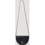 Gucci Gg Marmont Mini Shoulder Bag - Woman Shoulder Bags Black One Size