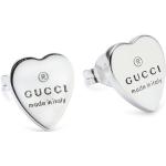 Orecchini in argento con cuore per Donna Gucci 