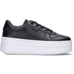 Sneakers larghezza E scontate nere numero 39 di tessuto sintetico con tacco da 5 cm a 7 cm platform per Donna Guess 