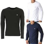Magliette & T-shirt bianche XXL manica lunga con manica lunga per Uomo Guess 