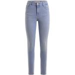 Jeans skinny blu chiaro di cotone per Donna Guess Jeans 