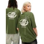 Magliette & T-shirt scontate verdi M a girocollo con scollo rotondo per Donna Guess 