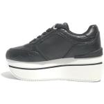 Sneakers larghezza E casual nere numero 36 tinta unita platform per Donna Guess 