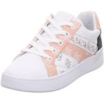 Sneakers larghezza E casual rosa in similpelle per Donna Guess 