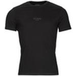 Magliette & T-shirt nere XXL taglie comode mezza manica con manica corta per Uomo Guess 