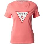 Magliette & T-shirt rosa S di cotone mezza manica con scollo rotondo per Donna Guess 