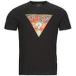 Magliette & T-shirt scontate nere XS mezza manica con manica corta per Uomo Guess 