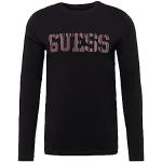 Magliette & T-shirt stretch nere S manica lunga per Uomo Guess 