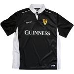 T-shirt nere L in poliestere mezza manica da rugby per Uomo Guinness 