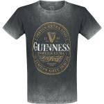 Guinness - Logo - T-Shirt - Uomo - grigio scuro