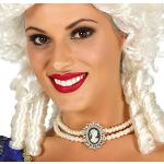 Guirca- Collana di Perle con Cameo, Colore Bianco,
