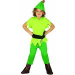 Guirca Vestito Peter Pan Bambino, 5-6 anni