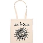 GUNMANT Vintage Alice In Chains Sun Faded Borsa Della Spesa Beige Riutilizzabile Durevole Ecologico Reusable Shopping Bag