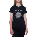 GUNMANTOR Vintage Alice in Chains Sun Faded Maglietta Nero da Donna a Maniche Corte Girocollo T-Shirt Womens Black M