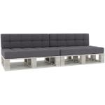 Cuscini grigio scuro 120x80 cm per divani 