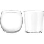 Bicchieri 350 ml scontati trasparenti di vetro da acqua H&H 