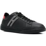 Sneakers stringate larghezza A scontate nere di gomma con stringhe Hogan H365 