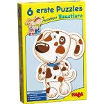 Puzzle classici in legno di faggio a tema animali per bambini per età 2-3 anni Haba 