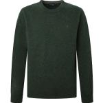 Maglie scontate verdi XL di lana con girocollo per Uomo HACKETT 
