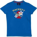 Hackett London Hk500152 Short Sleeve Junior Blu 13-14 Years Ragazzo