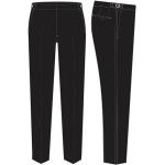 Pantaloni & Pantaloncini scontati neri di lana per Uomo HACKETT Mayfair 
