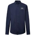 Hackett per uomo. HM309458 Camicia blu navy Amr Essential (S), Casual, Cotone, Manica lunga
