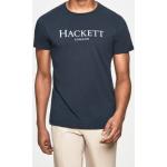 Hackett per uomo. HM500533 T-shirt con logo London blu navy (S), Casual, Cotone, Manica corta