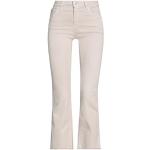Jeans elasticizzati beige 7 XL di cotone tinta unita per Donna Haikure 