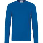 Magliette & T-shirt blu reale M oeko-tex sostenibili con scollo tondo manica lunga con scollo rotondo per Uomo 