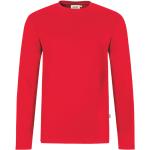 Magliette & T-shirt rosse XXL taglie comode oeko-tex sostenibili con scollo tondo manica lunga con scollo rotondo per Uomo 