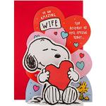 Biglietti rossi di San Valentino Hallmark Snoopy 