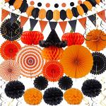 Palloncini multicolore a tema zucca per Halloween 