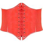 Costumi Cosplay steampunk rossi L in similpelle per Donna 
