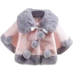 Cappotti casual grigi 18 mesi di pelliccia con pon pon per neonato Happy cherry di Amazon.it 
