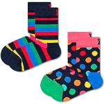 Calzini scontati casual multicolore 3 anni di cotone a pois per bambini Happy Socks 